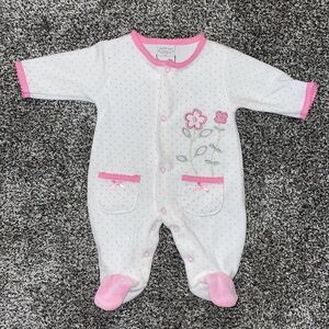 NWT.  NB Girl 1 piece.  Designed in England